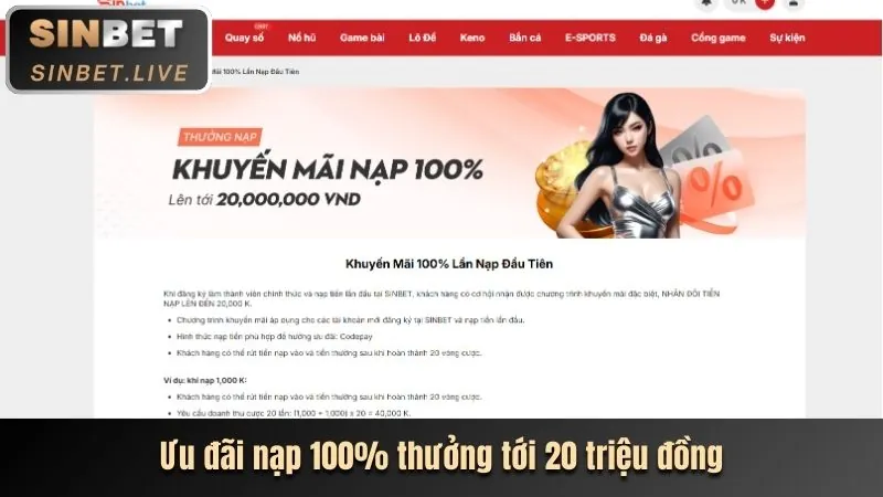 Hệ thống phần thưởng hấp dẫn
